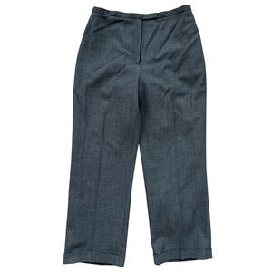Petite Sophisticate Stretch Women’s Stylish Gray Trousers Pants Lined Size 6